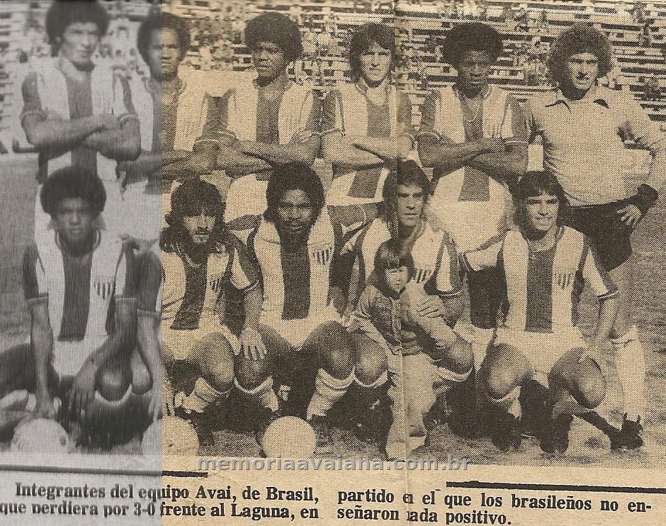 Laguna-MEX × Avaí · 01/02/1976